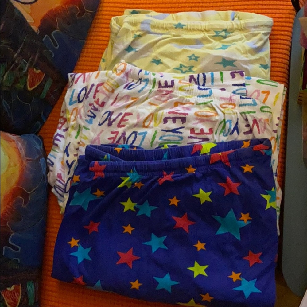 Long pajama pants - lot of 3